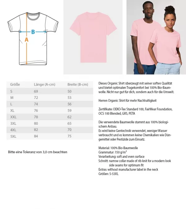 California Beach Life  - Herren Organic Shirt – Bild 3