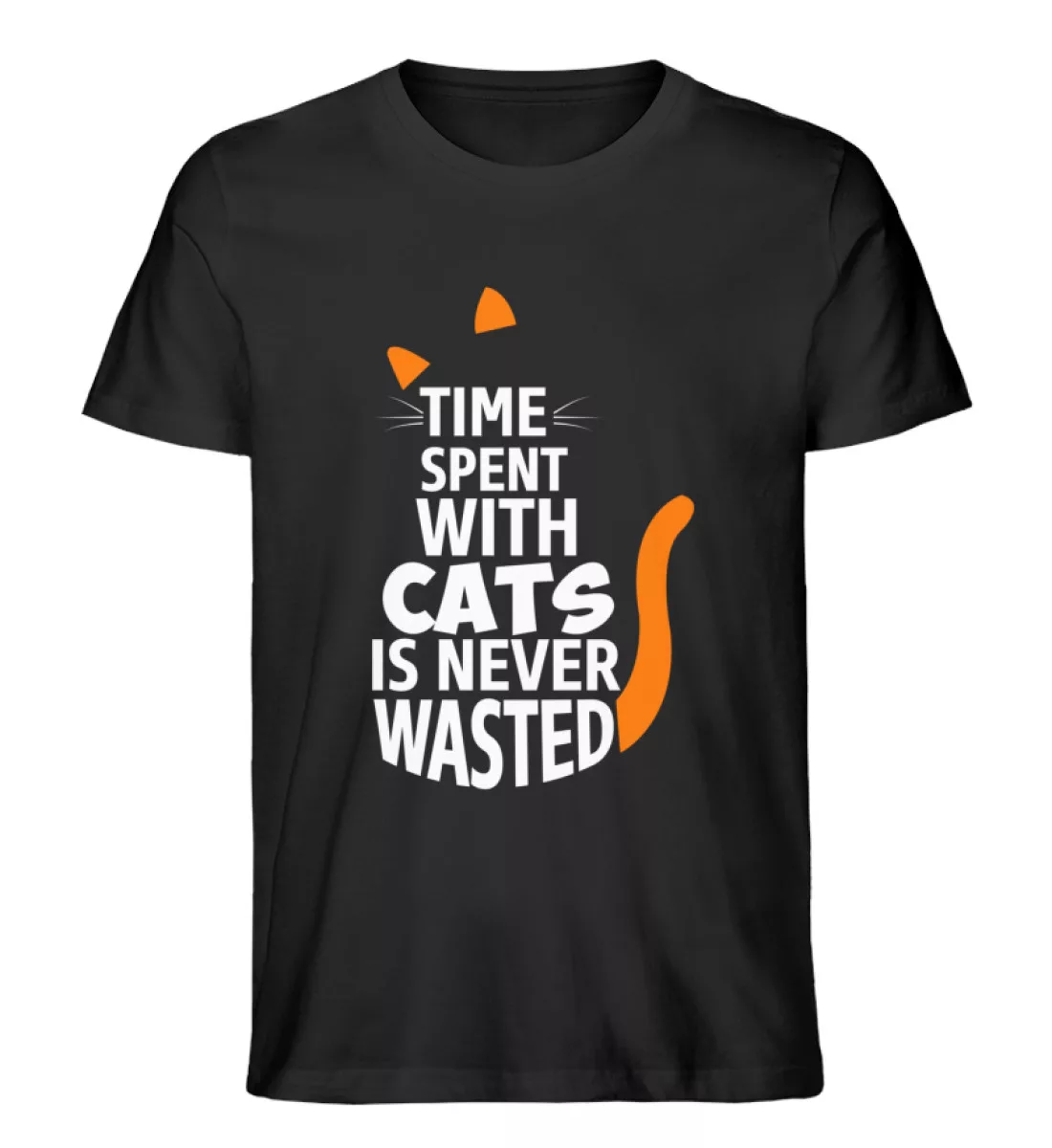 Time spent with Cats - Herren Organic Shirt-16