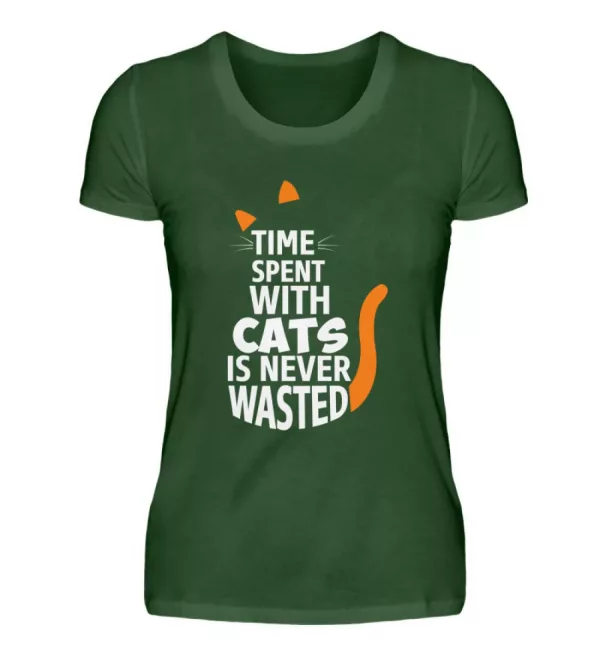 Time spent with Cats - Damen Premiumshirt-2936
