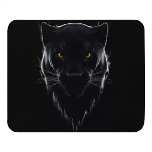 Mauspad mit schwarzem Panther