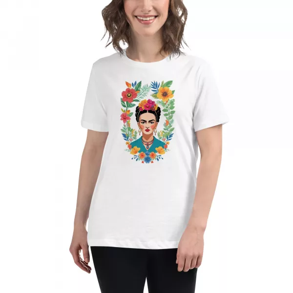 Frida Kahlo - Lockeres Damen-T-Shirt – Bild 2