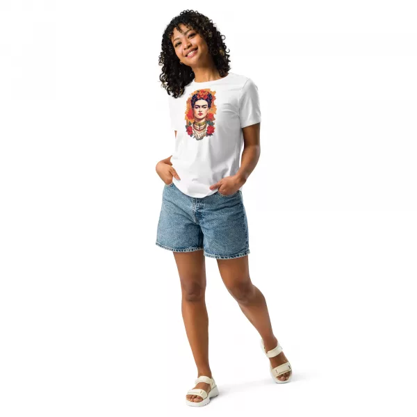 Frida Kahlo - Lockeres Damen-T-Shirt – Bild 2