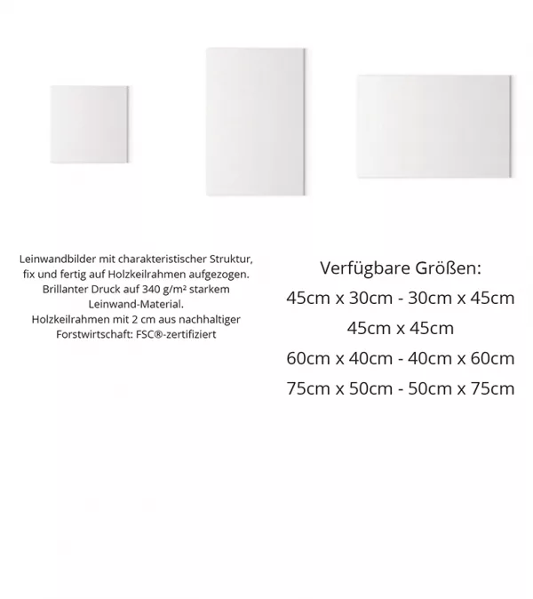 Frau mit Schal  - Leinwand 30 x 45cm – Bild 2