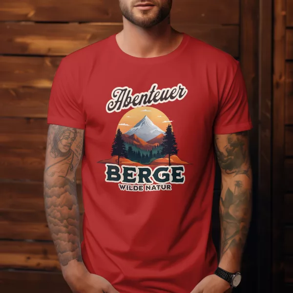 Abenteuer Berge  - Fuser Relaxed Shirt ST/ST – Bild 4