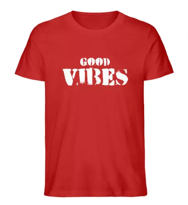 Good Vibes - Herren Organic Shirt-4