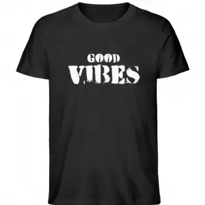 Good Vibes - Herren Organic Shirt-16