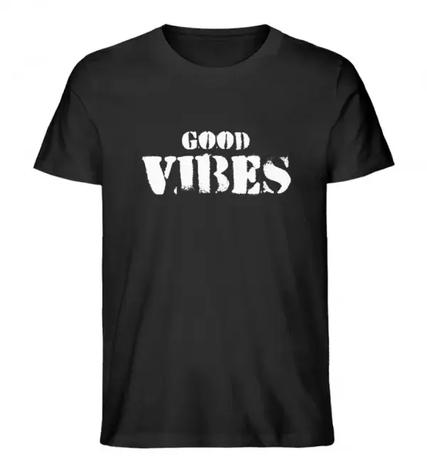 Good Vibes - Herren Organic Shirt-16